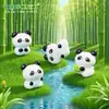 Miniaturas Fofas de Panda para Micro Paisagens, Acessórios de Decoração DIY para Jardim, Enfeites para Carro e Mesa