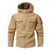 588 Talla Europea Transfronteriza Juventud Hombres Invierno Casual Exterior Montañismo Chaqueta de Forro Polar
