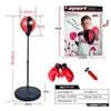 Juguetes de boxeo de velocidad inflables para niños, para interior y exterior, venta al por mayor, nuevo, pelota de ventilación inflable 3C