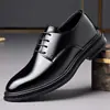 Zapatos de Cuero de Gama Alta para Hombre de Negocios Aumentadores Invisibles de Altura Calzado Formal Cuero Suave Suela Blanda Punta Fina Boda Novio Con Cordones Zapatos de Traje