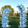 Accesorios de Boda Arco de Hierro Decoración de Puerta de Cuerno de Vaca Soporte de Flores Decoración de Césped al Aire Libre Arreglo de Boda Decoración de Fondo