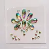 Adesivos faciais em formato de coração vermelho adesivos de diamante em formato de coração vermelho maquiagem para os olhos adesivos de strass para o canto dos olhos adesivos faciais Dili Reba Strass