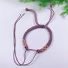 Hecho a mano DIY Multicolor Trenzado Hebilla de Seguridad Cuerda de Mano Semiterminada Cuerda Roja Cuerda Trenzada Pulsera Cuerda Usable Cuentas de Transferencia Cuentas Trenzadas