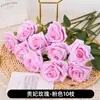 Flor Artificial Rosa Día de San Valentín Nuevo Ramo Arreglo de Flores de Plástico Decoración Sala de Estar Decoración de Interiores Flor Falsa