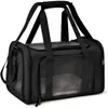 Bolsas Transportadoras Personalizadas para Gatos y Perros, Bolsas de Viaje Portátiles y Transpirables, Plegables para Perros Pequeños, Ligeras, Aptas para Automóvil, Gran Capacidad para Gatos y Mascotas