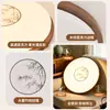 Lámpara de Techo para Dormitorio Estilo Chino Nuevo Daguan Garden, Estética Dinastía Song, Color Madera de Nogal, Dormitorio Estudio, Luminaria para Cuidado de los Ojos L271