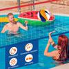 Red de Voleibol para Piscina Ampliable 15 pies-28 pies Ajustable Mejorada Resistente a Todo Clima Impermeable Borde Súper Grueso