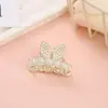Pin de Celebridad de Internet con Borde de Perlas y Pedrería Pequeña, Pin de Tiburón Elegante y de Moda para la Parte Posterior de la Cabeza, Pasador Tocado, Pinza para Recoger Cola de Caballo Alta