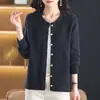 Nueva Colección Primavera/Otoño/Invierno 2026: Elegantes suéteres de cuello redondo, tops de punto, cárdigans y prendas de abrigo para mujer