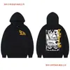 Sudaderas Gráficas de Anime Japonés Dandan Moda Vintage Sudaderas con Capucha Hombres Mujeres Alta Calidad Cubierta de Forro Polar
