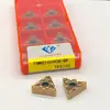Pastilha de torneamento CNC triangular TNMG160408-BF pastilha de torno para usinagem de furo interno e sangramento