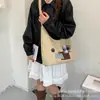 Bolso Tote de Lona de Moda de Gran Capacidad para Viajes Diarios 2026 Nuevo Otoño para Mujer Bolso de Hombro Único, de Mano, Cruzado de Gama Alta de Nicho