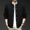 Marca de Moda Peso Pesado - Nuevo Estilo Minimalista de Primavera Chaqueta Cardigan Suéter Unisex Casual Popular Cardigan de Punto