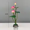 Decoración de Plato de Sashimi, Guarnición de Plato Frío para Catering de Hotel, Decoraciones de Flores y Hierbas de Plástico para Platos, Adornos Pequeños, Flor de Ciruelo de Invierno
