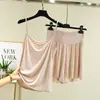 Traje casual de verano para casa para mujer, nuevo, de color liso, fino, talla grande, traje de moda coreano, holgado, adelgazante