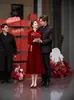 Vestido de Casamento da Noiva, Novo Estilo Chinês, Estilo Francês, Vestido de Baile de Formatura de Alto Padrão, Vestido Petite