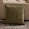Cojín decorativo estilo madera vintage para sofá, sala de estar, cojín marrón, cojín de cabecera retro americano verde olivo, decoración suave para casa de huéspedes