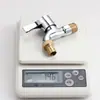 Grifo Automático para Lavadora de Cobre Extendido de 1/2 Pulgada con Doble Salida para Uso Doméstico, Una Entrada y Dos Salidas
