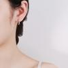 Pendientes populares de moda coreana para mujer, estilo coreano, sencillos, dulces, amorosos, frescos, elegantes, con hebilla en la oreja de animal, joyería