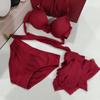Novo Vestido Longo de Alta Qualidade 2026 com Design Floral Francês, Maiô Biquíni Duas Peças Puro e Sexy Push-Up para Mulheres