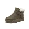 Botas de Nieve para Mujer 2024 Nuevos Zapatos de Invierno de Terciopelo para Mujer Zapatos Cálidos Engrosados Zapatos de Algodón para Mujer Botas de Algodón con Suela Gruesa para Mujer