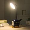 Lámpara de mesa LED de dibujos animados, venta al por mayor, lámpara de mesa plegable recargable con protección ocular para estudiantes, lámpara de mesa para niños, lámpara de noche, lámpara de noche