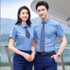 Camisa Lisa de Manga Corta Elástica de Fibra de Bambú de Color Sólido para Hombres y Mujeres, Ropa de Trabajo Profesional de Verano, Estilo de Élite Empresarial