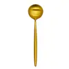 Cuchara de mesa portuguesa de acero inoxidable Cuchara para comer en casa Cuchara multiusos para restaurante Cuchara para postre y pastel Cuchara de cabeza redonda