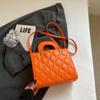 Bolso de Mano Acolchado Texturizado de Alta Gama Bolso de Mujer 2025 Nuevo Moda Trendy Bolso Princesa Diana Versátil Bolso Bandolera de Hombro