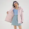 Chaqueta Unisex de Exterior con Almacenamiento Térmico de Grafeno, a Prueba de Frío, Cortavientos, Cálida, Tendencia, Serie de Colores Dopamina, para Otoño e Invierno