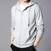 2023 nuevo suéter con capucha para hombre moda primavera y otoño marca abrigo holgado estilo Hong Kong cárdigan de manga larga top con cremallera ropa
