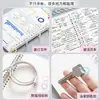 Anillos de encuadernación de hojas sueltas de colores transparentes, anillas plásticas perforadas, sujetadores de documentos, anillos desmontables para hojas sueltas al por mayor