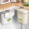 2025 Novo Cesto de Lixo de Papel de Banheiro e Cozinha Montado na Parede, Grande Capacidade, Sem Dobras, Lixeira Doméstica para Cozinha, Pendurado, Doméstico