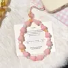 Suministro de Transmisión en Vivo: Colgante de Raíz de Bodhi con Diseño de Calabaza Rosa Sakura, Cadena Antiperdida para Teléfono, Joyería, Llavero para Bolso al por Mayor