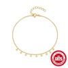Nueva pulsera de plata de ley 925 con borla redonda personalizada para mujer, pulsera de temperamento de moda creativa de venta caliente europea y americana