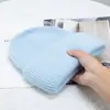 Gorro de Punto de Piel de Conejo para Invierno 2026 para Mujer, Cálido y a Prueba de Viento, Gorro sin Visera, Gorro de Lana Plegable a la Moda