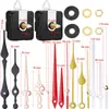 2 juegos de punteros para movimiento de reloj de cuarzo, venta caliente en Amazon, movimiento para reloj de pared DIY, puntero de metal luminoso de madera