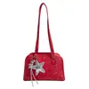 Bolso de Axila con Patrón de Cielo Estrellado de Alta Apariencia Estilo Coreano para Mujer 2026 Nuevo Bolso de Hombro Elegante para Salir, Trabajar y Viajar