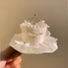 Serie de Cumpleaños ~ Sombrero de Pastel de Cereza Pasador de Encaje para el Cabello Foto Aro para el Cabello Creativo Accesorios para el Cabello Lindos para Niños Fiesta