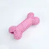 Brinquedo de Osso Oco com Espinhos de TPR Resistente a Mordidas para Cachorro, Brinquedo de Mastigar para Limpeza dos Dentes de Filhotes para Roer os Dentes e Alívio do Tédio