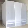 Mosquiteiro de Algodão Puro Novo Estilo Extra-Denso Fio Duplo, Mosquiteiro Tradicional Espessado Tipo Haste, Mosquiteiro com Amarrações para Beliche de Dormitório Estudantil