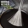 Cepillo de acero inoxidable para ollas, lavavajillas, artefacto de cocina, cantimplora, utensilios de cocina, cepillo de limpieza especial, cepillo de alambre de acero con mango largo para lavar platos.