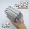 Bolsa de Almacenamiento Vertical de Malla Transparente Portátil, Bolsa de Almacenamiento Multifuncional para Cables de Datos, Llaves y Monedas