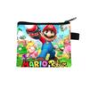 Bolsa de Monedas Popular Transfronteriza de Dibujos Animados de Mario, Mini Cartera para Estudiantes de Primaria, Bolsa de Almacenamiento Unisex, Linda y Divertida para Niños