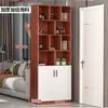 Divisória de tela de armário de vinho para sala de estar, armazenamento e exposição integrados, de piso elevado para hall de entrada, estante lateral para sala de jantar, infantil
