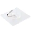 Ganchos sin taladro, Ganchos adhesivos transparentes, Ganchos adhesivos fuertes sin rastro para cocina y baño, Ganchos acrílicos sin clavos