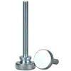 Tornillos de Ajuste Manual Galvanizados de Cabeza Plana Grande Tipo Escalonado Moleteados de Cabeza Alta Gb834 M3M4M5M6M8M10
