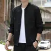 Venda Direta de Fábrica Jaqueta Mais Vendida Outono e Inverno Masculina Primavera Gola Alta Casaco Masculino Simples Estampa Personalizada com Logo