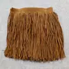 Accesorios de Ropa Hechos a Mano con Flecos de Borla En Stock Ropa Tela de Encaje con Flecos de Gamuza Tela Falda