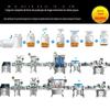 Fabricante de Linha de Produção Totalmente Automática de Cápsulas e Garrafas Máquina Contadora de Cápsulas e Comprimidos Máquina de Tampar Máquina de Rotular em Estoque